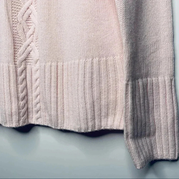 Brooks Brothers Red Fleece Pink Wool Blend Sweater Size Medium - Picture 7 of 8